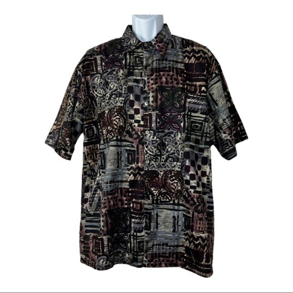 TORI RICHARD Men Casual Shirt Buttons Down Size XL